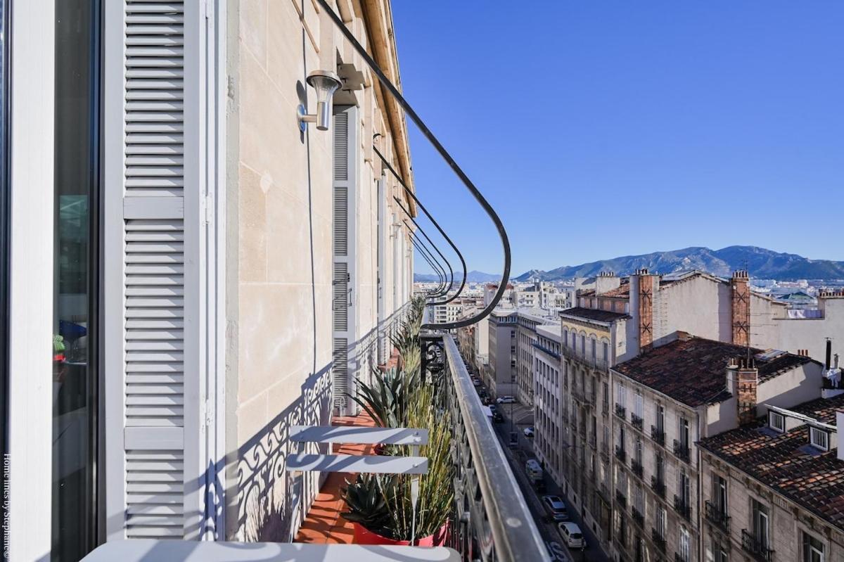 Loft Stern, Carre D'Or Marseille, 10 Pers, 3 Chambres, 260 M2, Dernier Etage Zewnętrze zdjęcie