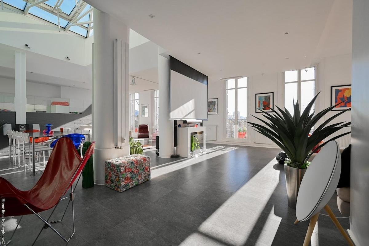 Loft Stern, Carre D'Or Marseille, 10 Pers, 3 Chambres, 260 M2, Dernier Etage Zewnętrze zdjęcie